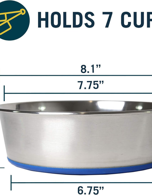 Load image into Gallery viewer, Durapet Dog Bowls, Dog Food Bowls &amp; Dog Water Bowls (Stainless Steel Dog Bowl to Replace Ceramic Dog Bowls) Large Dog Bowls, Dog Bowls Medium Sized Dogs &amp; Dog Bowls Small Size Dog
