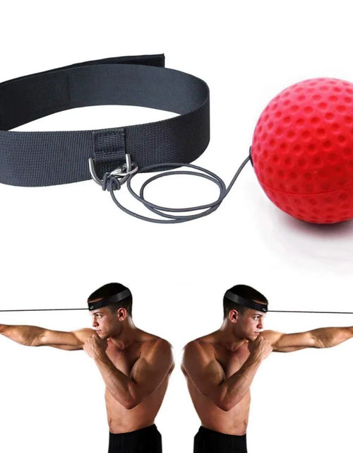 Load image into Gallery viewer, Boxing Magic Ball Reflex Speed Training with Headband Boxing Punching Balls Hand Eye Coordination Fitness Martial Arts Supplies
