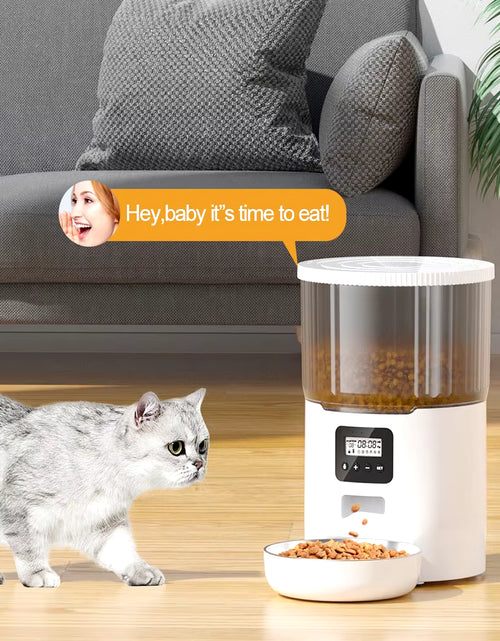 Load image into Gallery viewer, 4L Pet Feeder Tuya WIFI Automatic Dog Food Dispenser Smart Cat Feeder 2L Cat Automatic Drinking Fountain Dog Water Feeder
