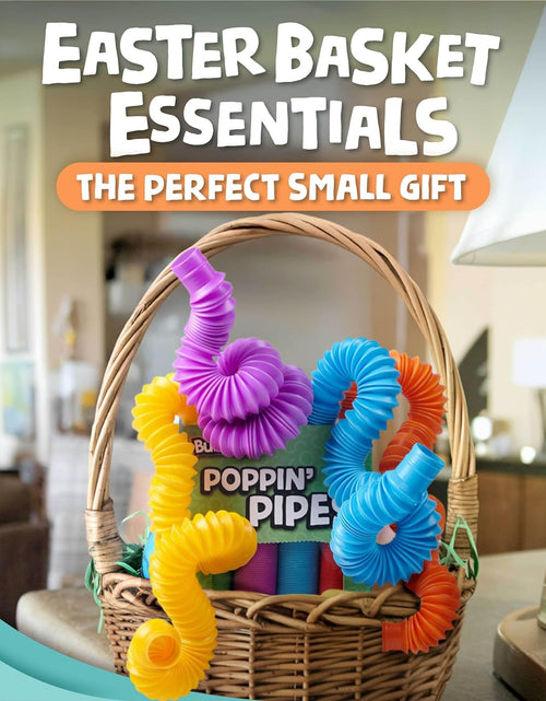 Load image into Gallery viewer, Pop Tubes Sensory Toys, Fine Motor Skills Stocking Stuffers Toddler Toys, Fidget Toys for Sensory Kids and Stocking Stuffers for Kids Learning Toys
