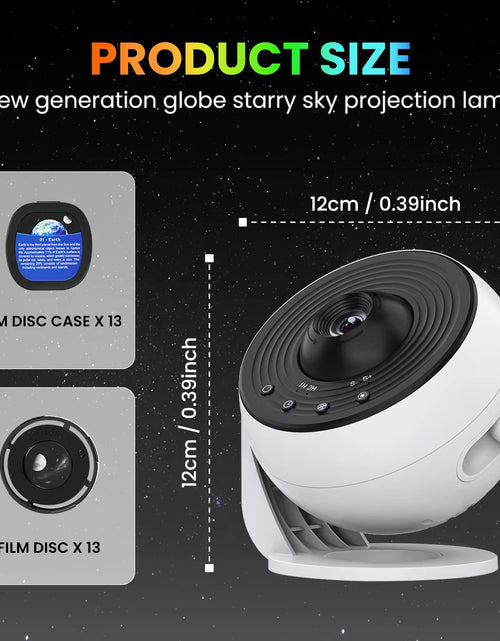 Load image into Gallery viewer, 13 in 1 Star Projector, Planetarium Galaxy Projector for Bedroom, Aurora Projector, Night Light Projector for Kids Adults
