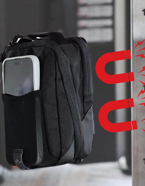 Load image into Gallery viewer, Magnetic Gym Phone Sling Bag for Men Women GYM Floor Organizer Sport Chest Crossbody Handle Pouch for Earphone Key Water Bottle
