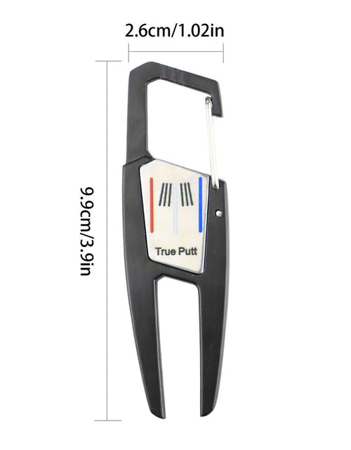 Load image into Gallery viewer, Golf Divot Tool Golf Putting Green Fork Zinc Alloy Golf Divot Repair Tool Pitch Groove Cleaner Golf Pitchforks Golf Accessories
