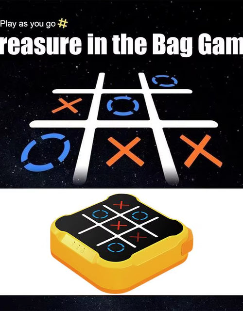 Load image into Gallery viewer, Electronic Tic-Tac-Toe Game Children&#39;S Toys Board Chess Games Chess Board Game Set for Family for Indoor Parties Supplies
