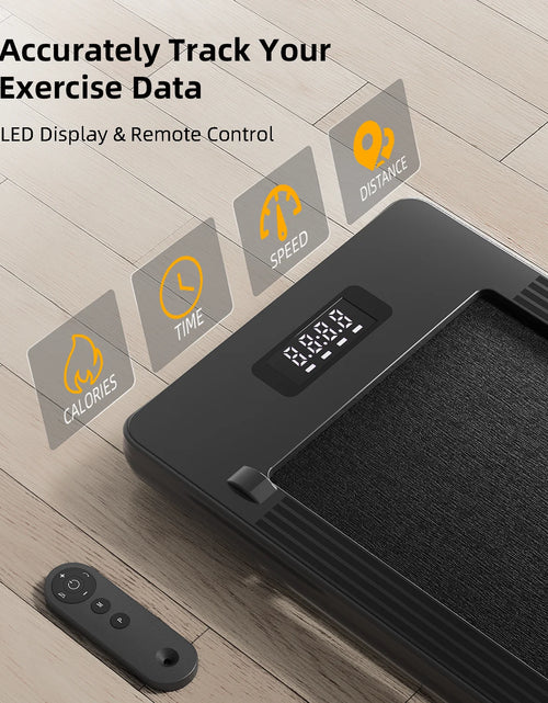 Load image into Gallery viewer, Walking Pad - under Desk Treadmill, Treadmill for Home/Office, Quiet and Stable Pad with Remote Control LED Display- Ideal for Fitness Enthusiasts
