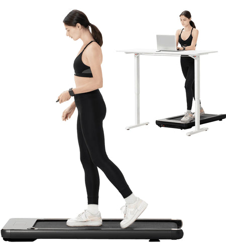 Walking Pad - under Desk Treadmill, Treadmill for Home/Office, Quiet and Stable Pad with Remote Control LED Display- Ideal for Fitness Enthusiasts